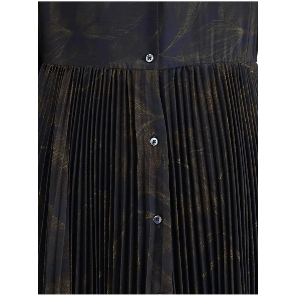 Sara Roka Multicolor Polyester Casual Dress - IT42 | L