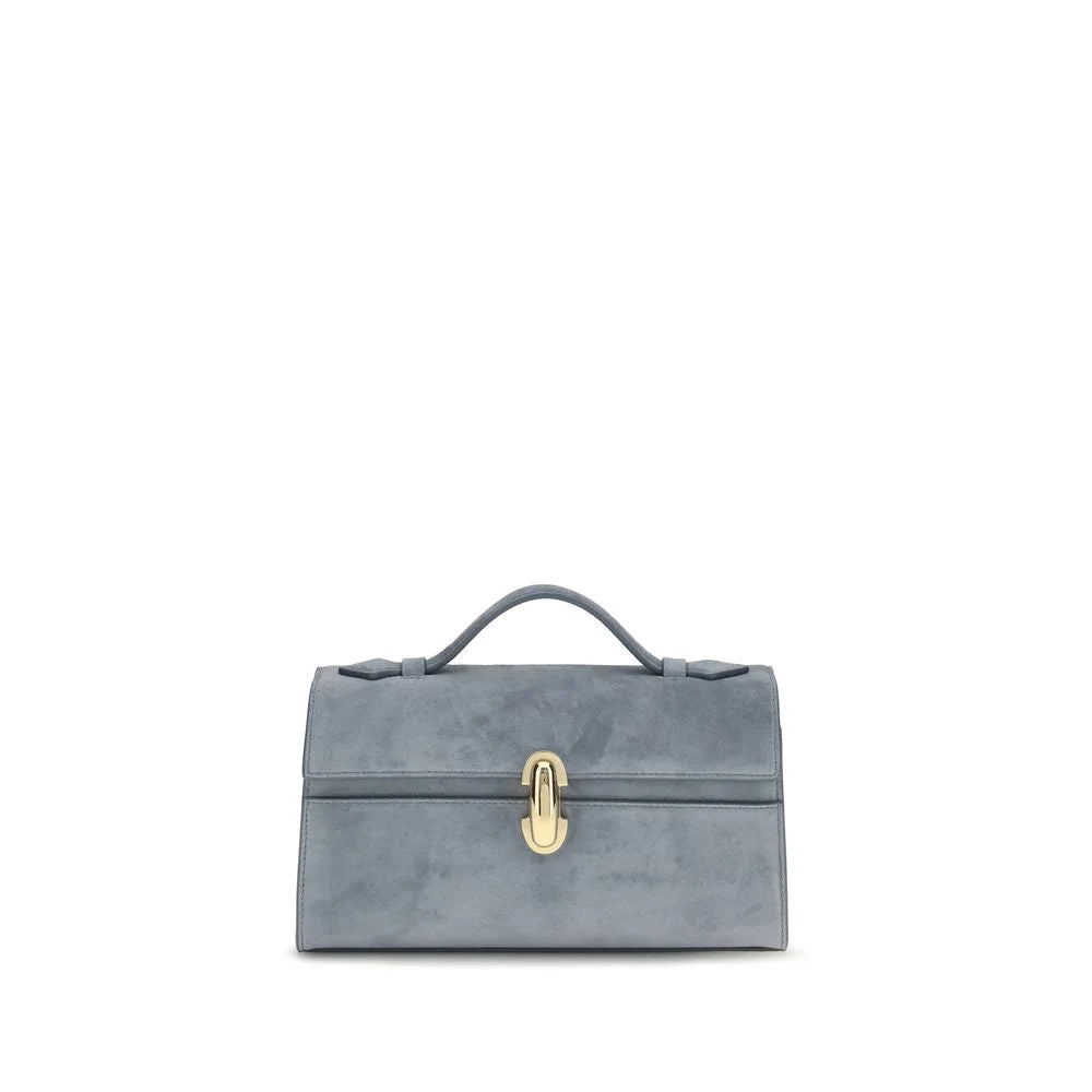 Savette Blue Calf Leather Bos Taurus Handbag