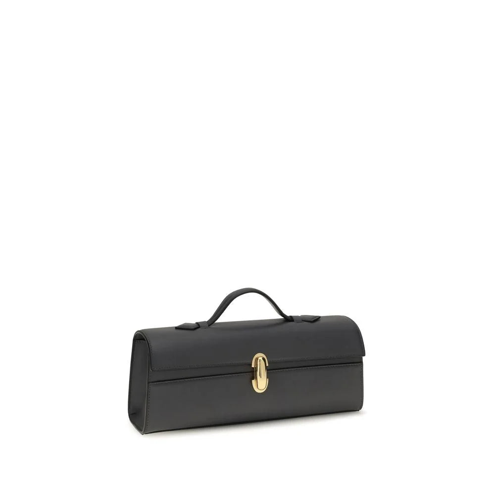 Savette Gray Calf Leather Bos Taurus Shoulder Bag