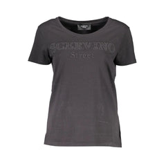 Scervino Street Black Cotton Tops & T-Shirt - XS - T-Shirts