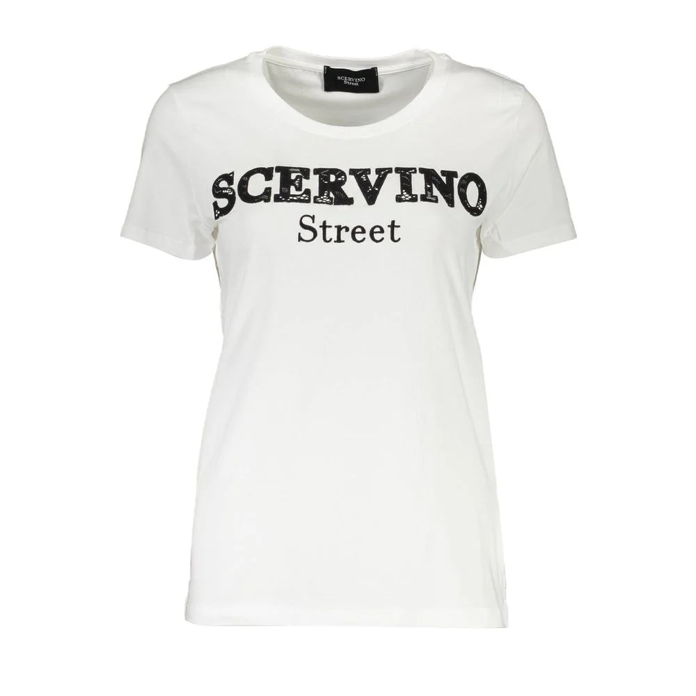 Scervino Street White Cotton T-Shirt - XS - T-Shirts