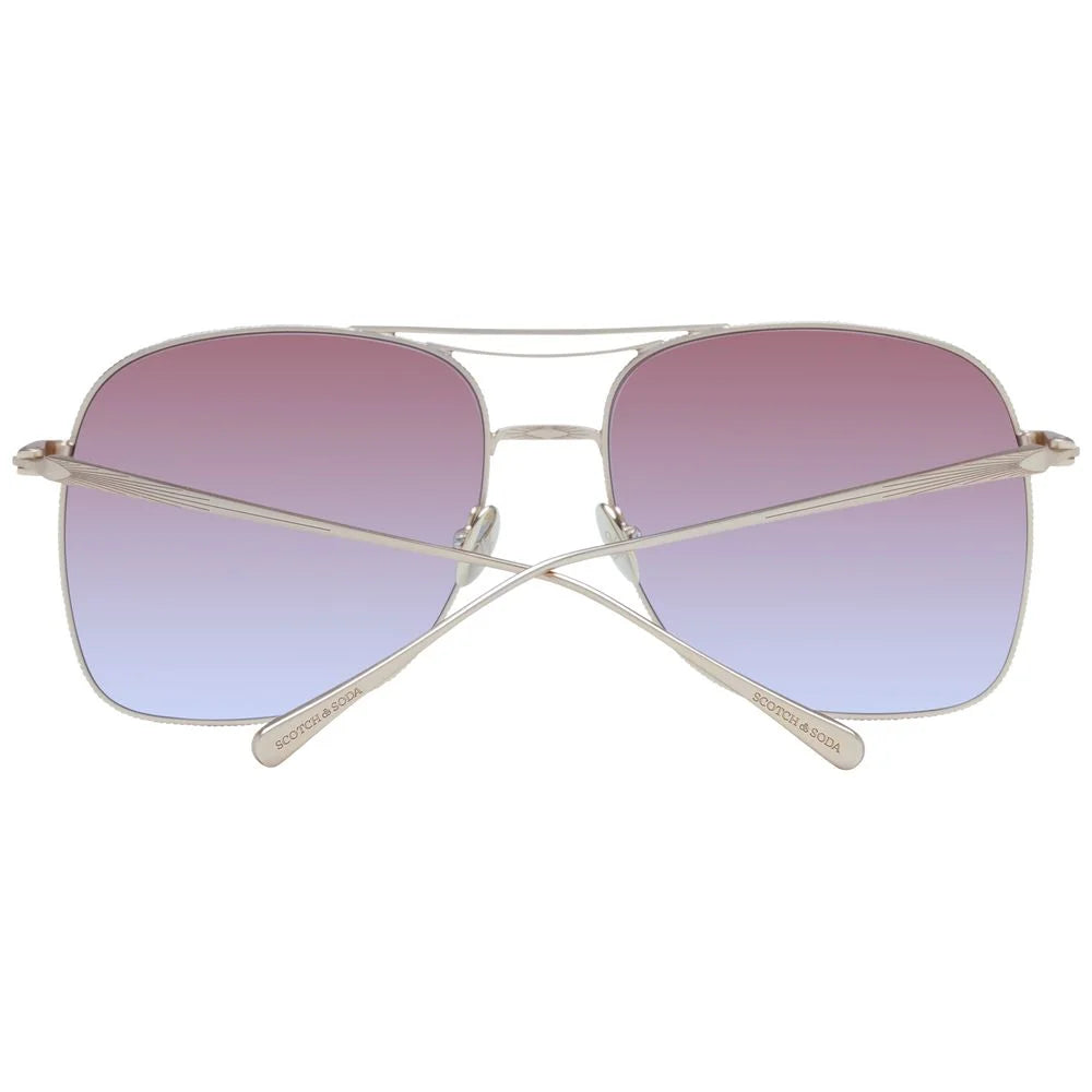 Scotch & Soda Gold Women Sunglass - Sunglasses