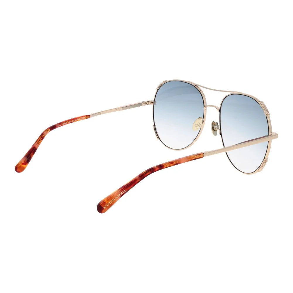 Scotch & Soda Gold Women Sunglass - Sunglasses