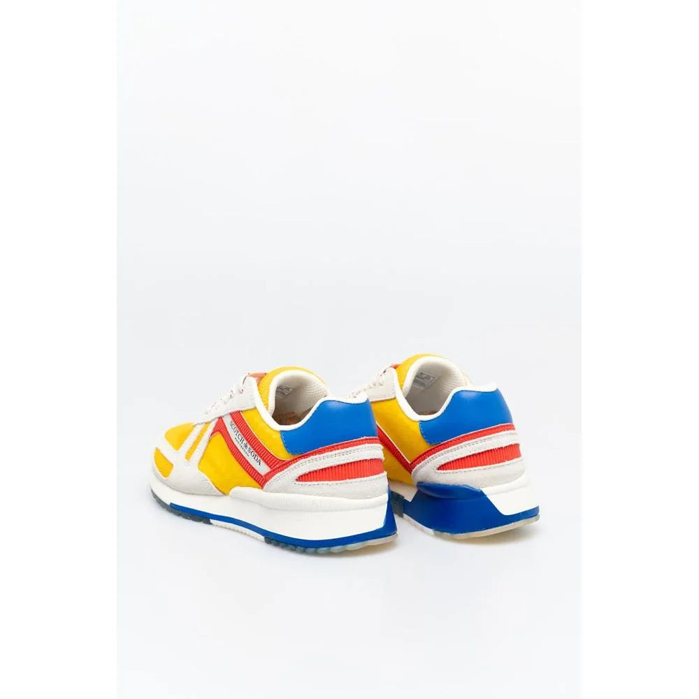 Scotch & Soda Multicolor Leather Athletic Sneakers - EU44/US11