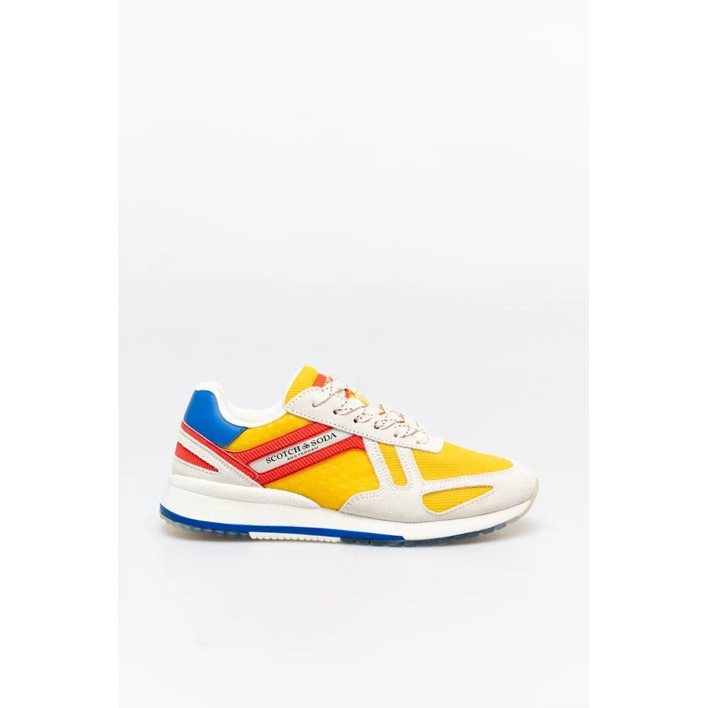 Scotch & Soda Multicolor Leather Athletic Sneakers - EU44/US11