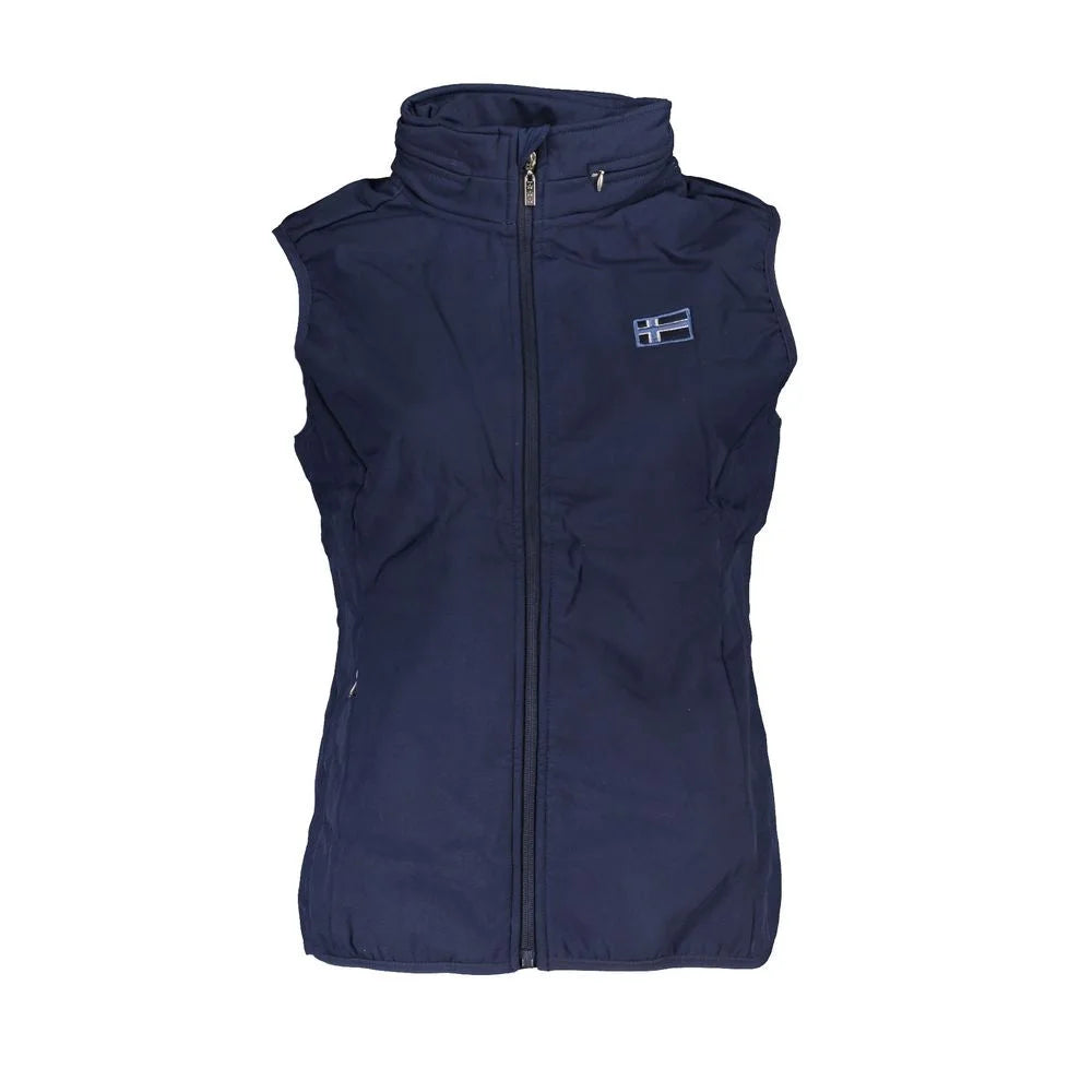 Scuola Nautica Blue Polyester Women Jacket - L - Vests