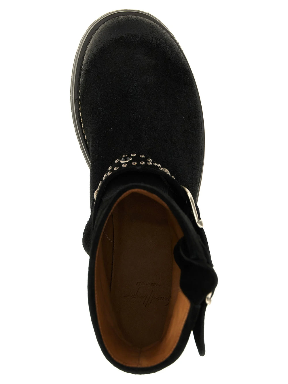 SECOND/LAYER Black Calfskin Ankle Boots