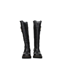 See By Chloé Black Leather Over The Knee - EU36/US6 - Boots