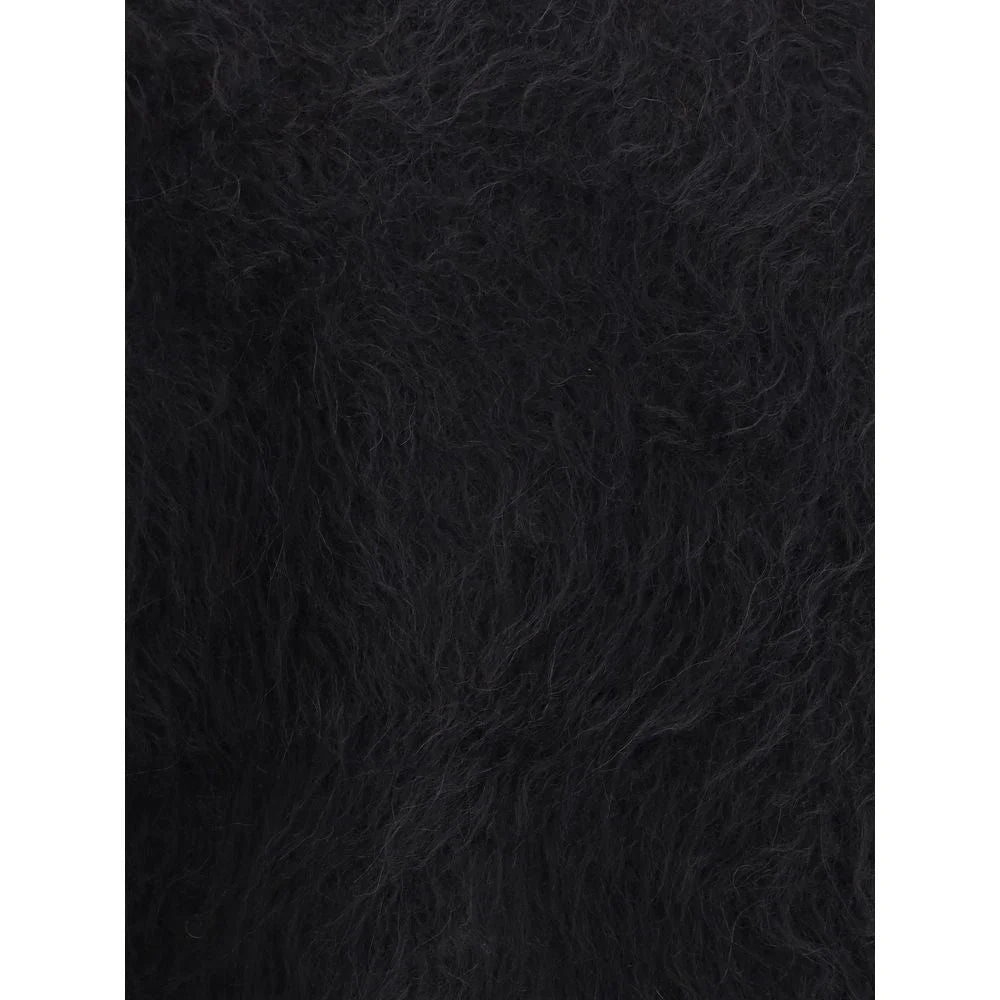 SÉFR Black Alpaca Vicugna Pacos Sweatshirt - L