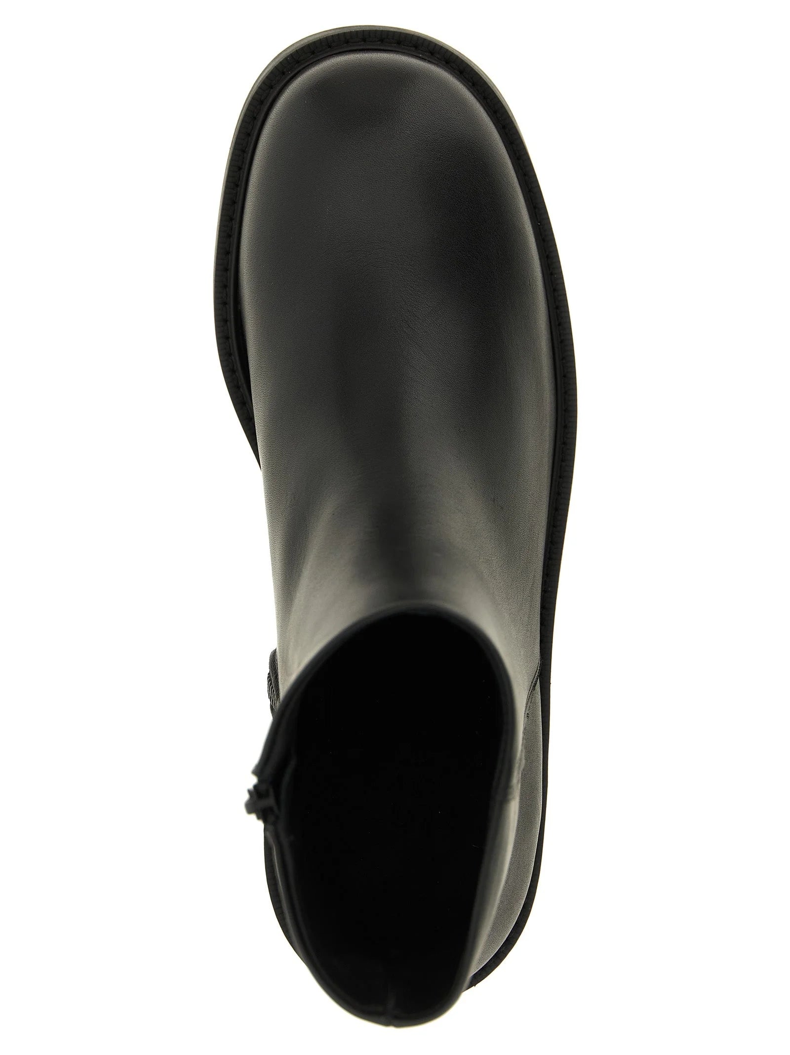 SÉFR Black Calfskin Ankle Boots