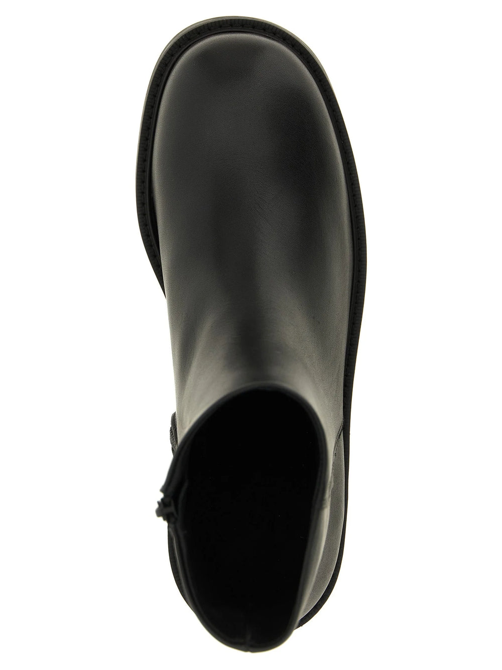 SÉFR Black Calfskin Ankle Boots