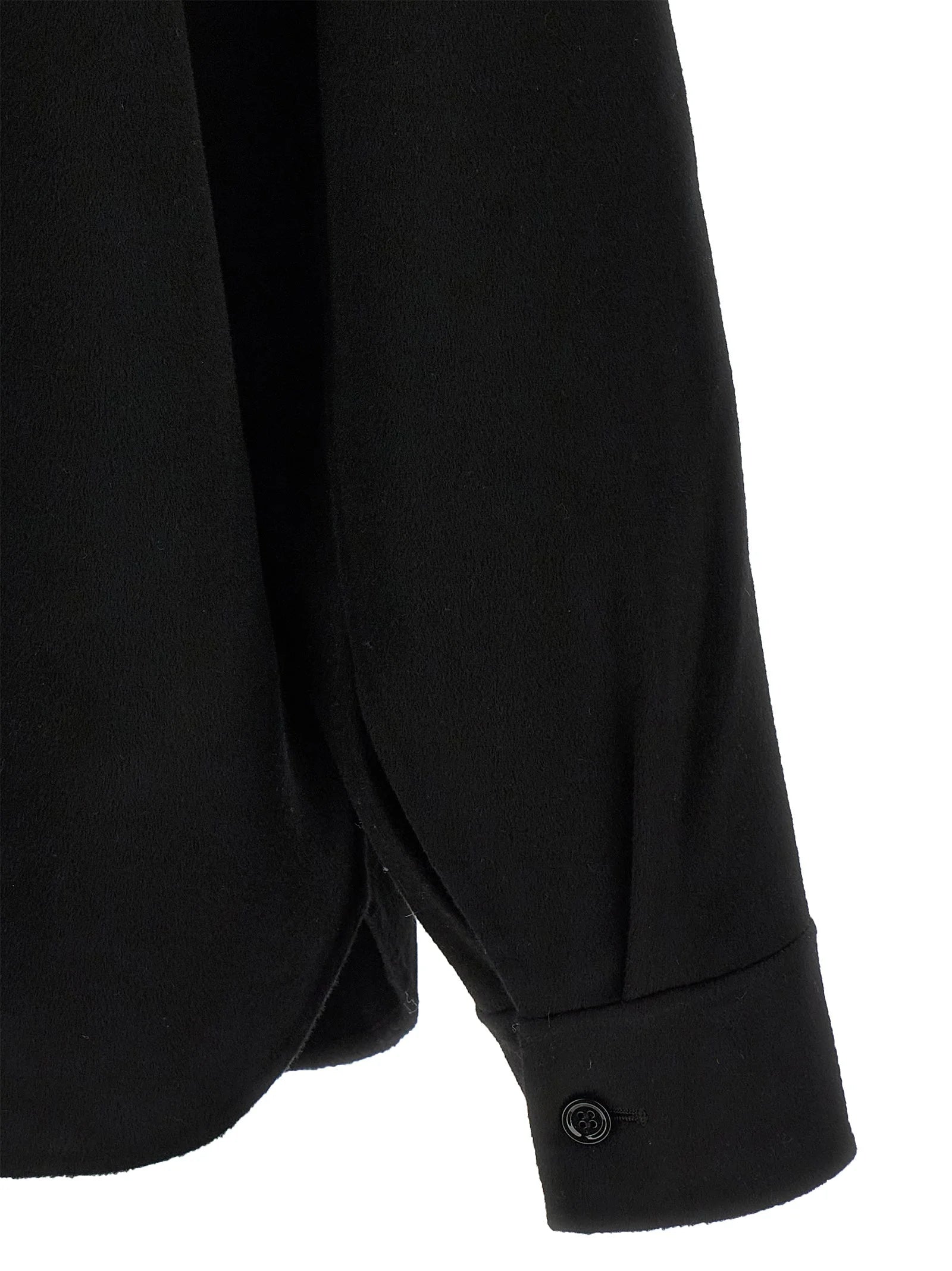 SÉFR Black Wool Blouse