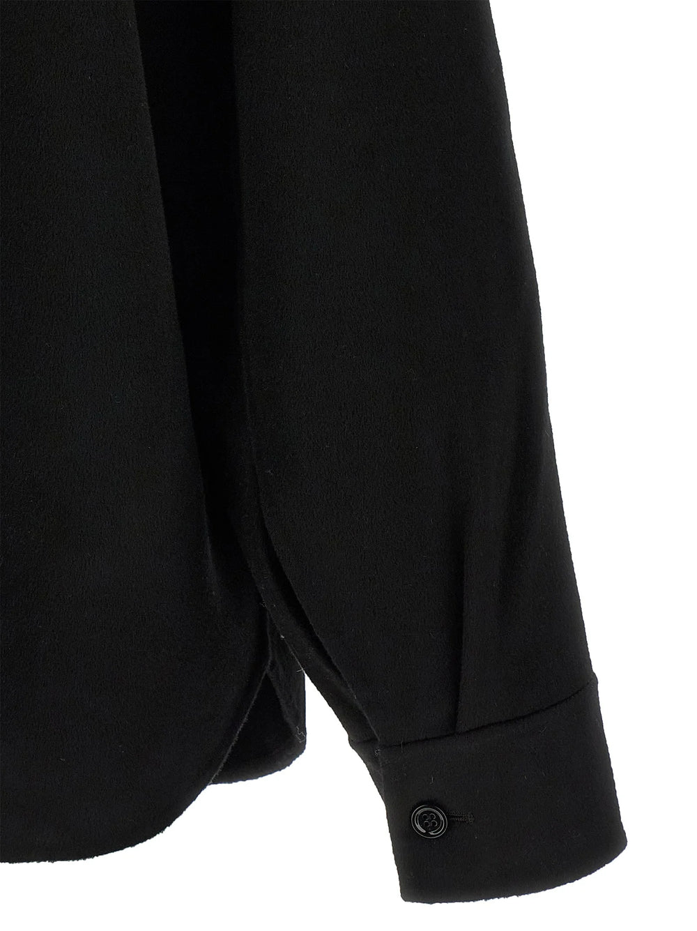 SÉFR Black Wool Blouse