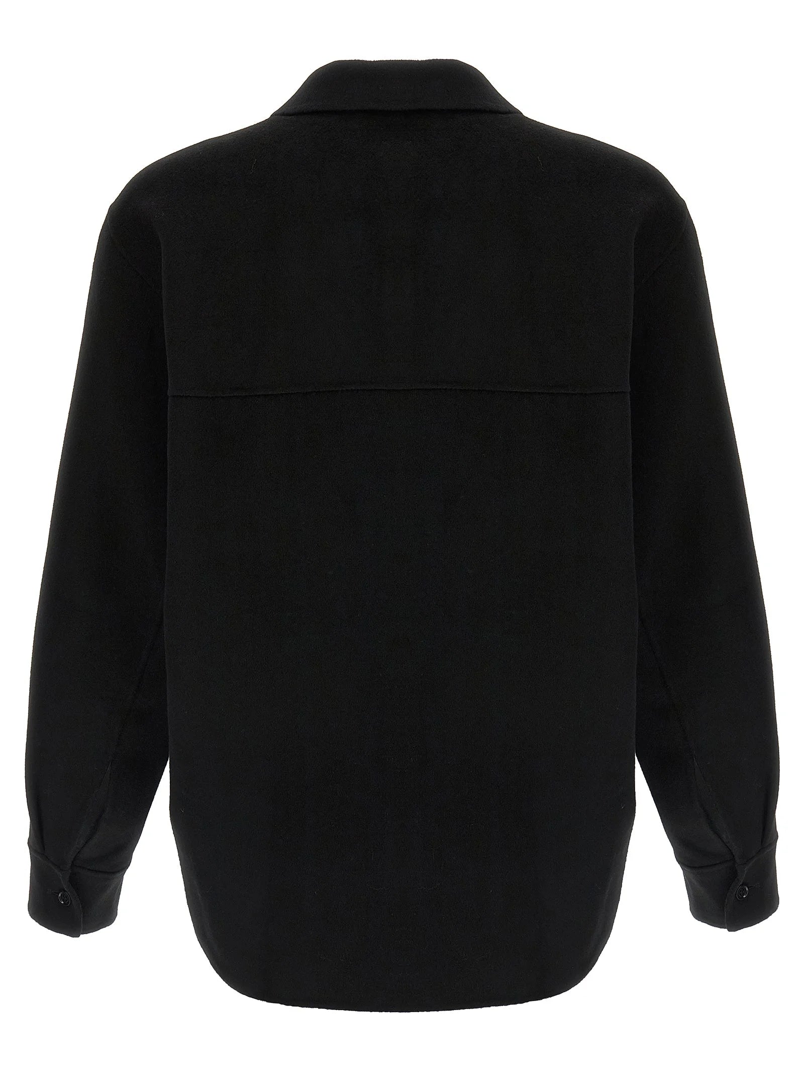 SÉFR Black Wool Blouse