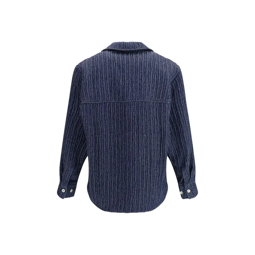SÉFR Blue Cotton Shirt