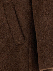 SÉFR Brown Wool Coat - L