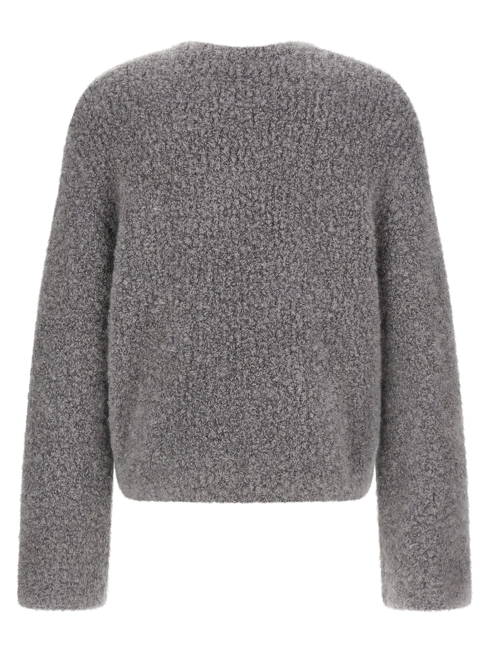 SÉFR Gray Fabric Cardigan