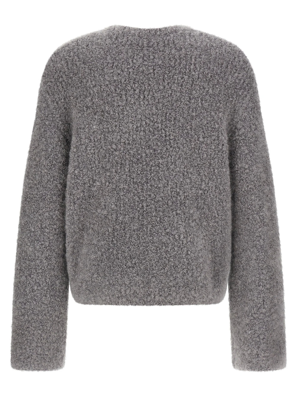 SÉFR Gray Fabric Cardigan