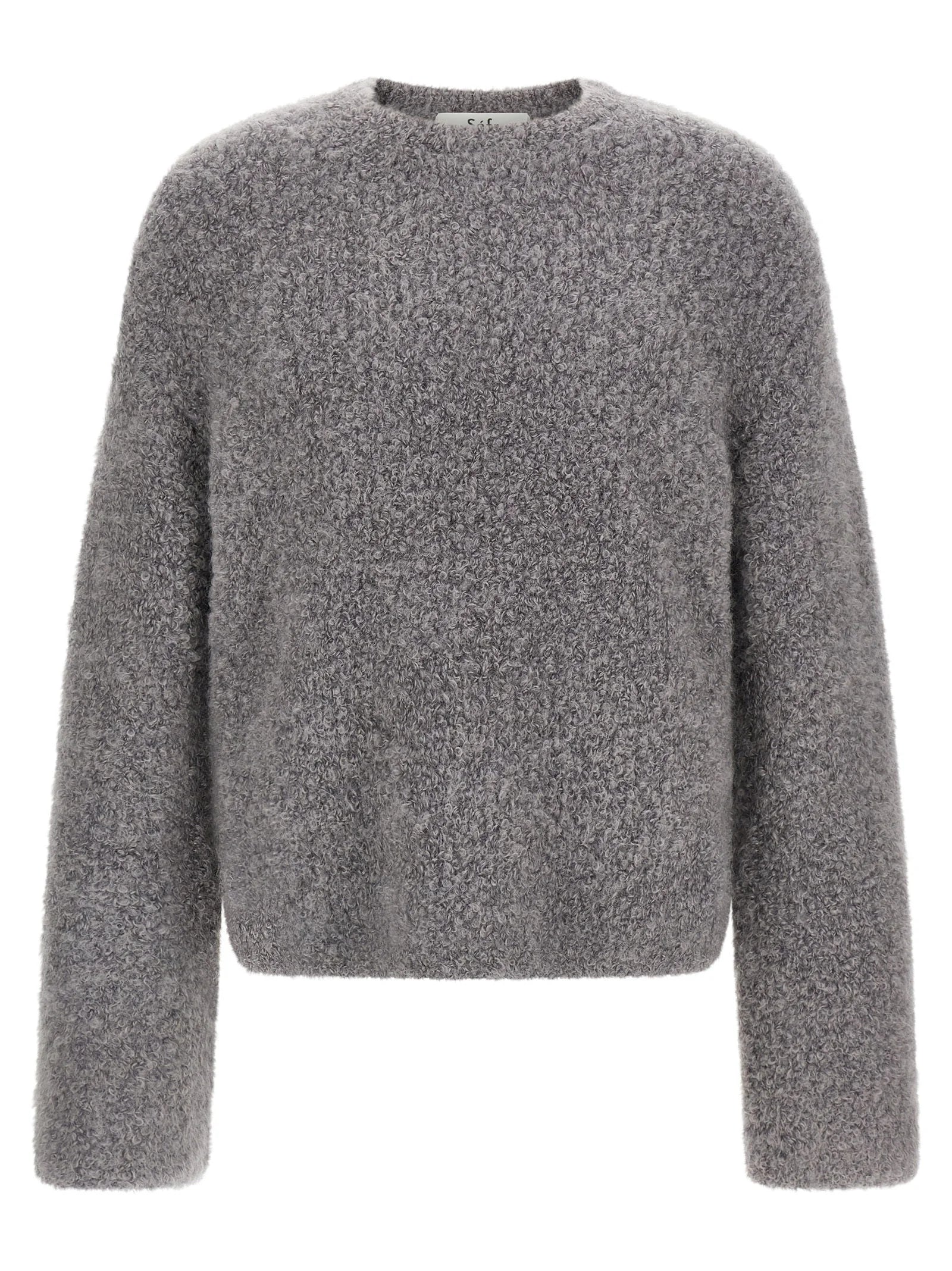 SÉFR Gray Fabric Cardigan