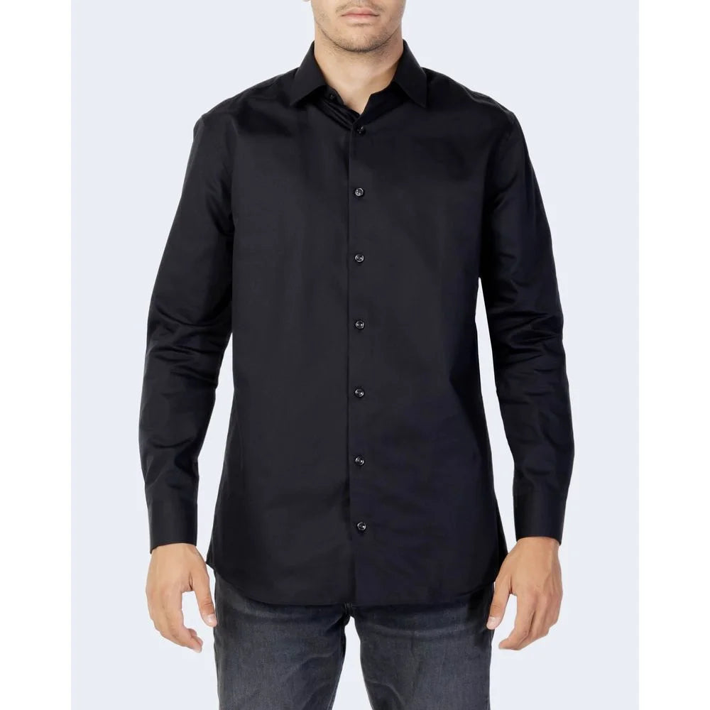 Selected Black Cotton Dress Shirt