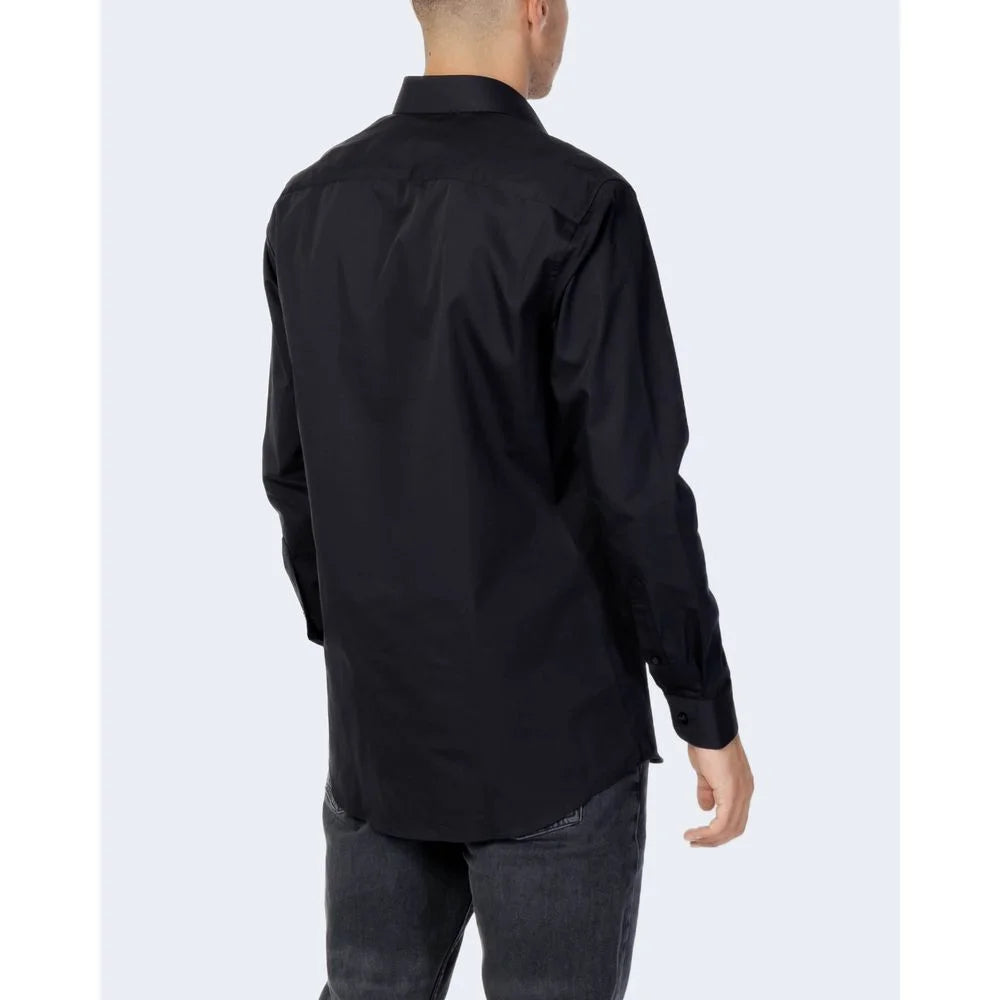 Selected Black Cotton Dress Shirt