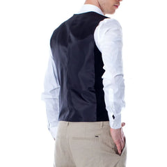 Selected Black Polyester Waistcoat - IT46 | S