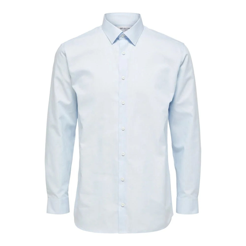 Selected Blue Cotton Dress Shirt