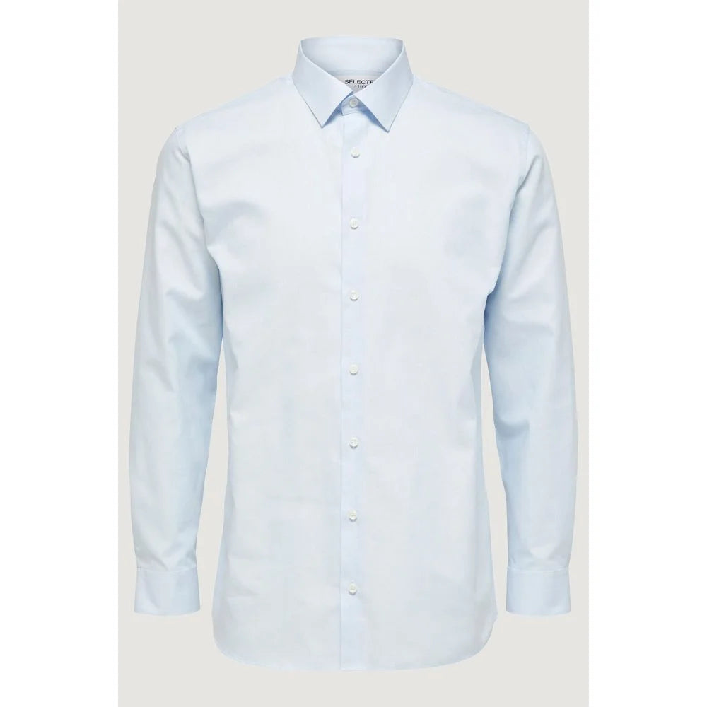Selected Blue Cotton Dress Shirt