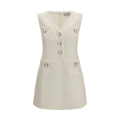 Self-Portrait Beige Polyamide Casual Dress - 8