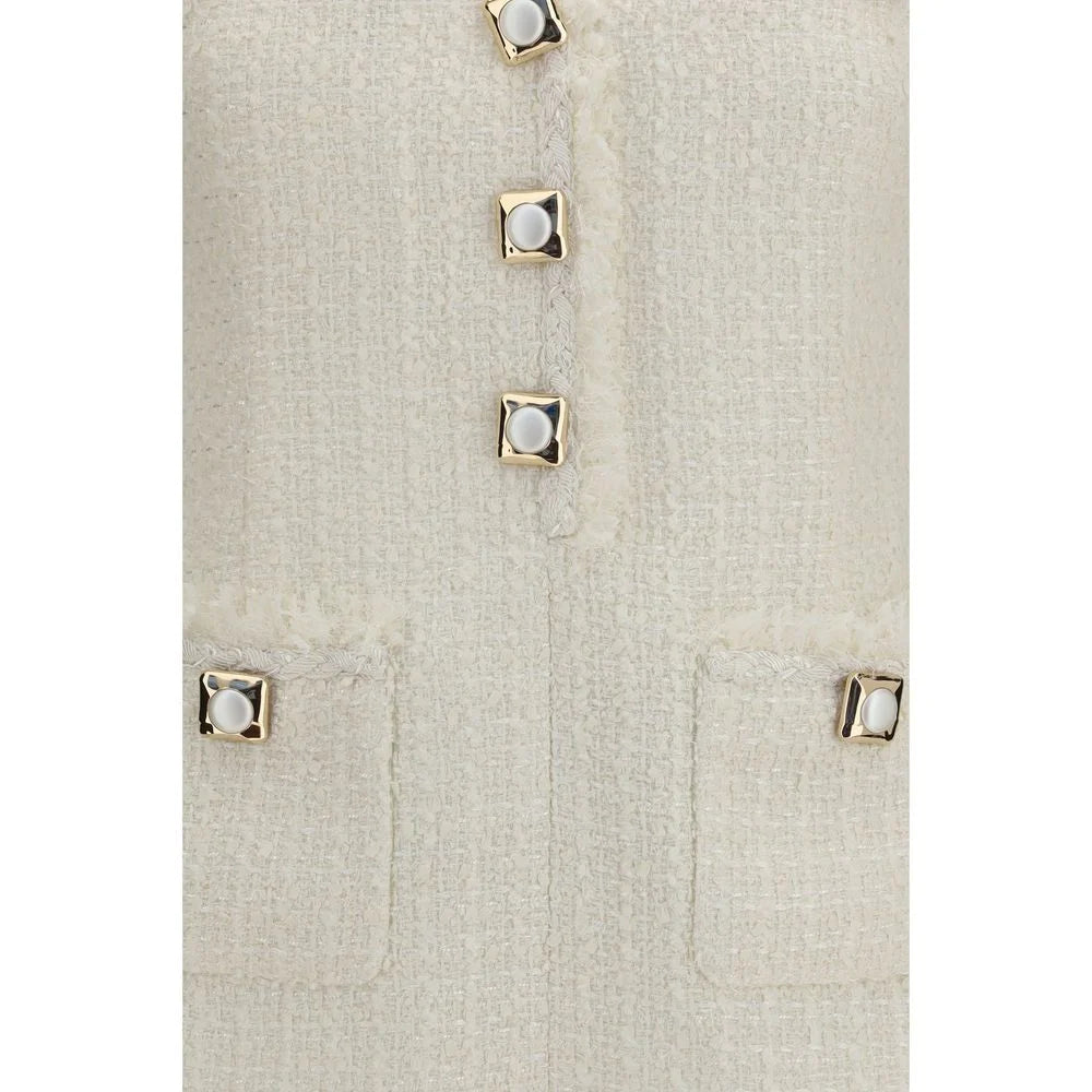 Self-Portrait Beige Polyamide Casual Dress - 8