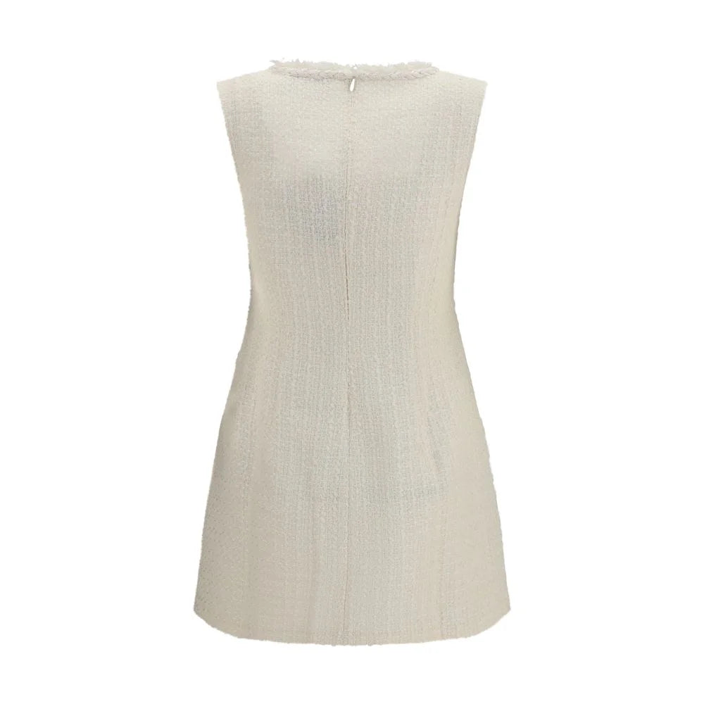Self-Portrait Beige Polyamide Casual Dress - 8