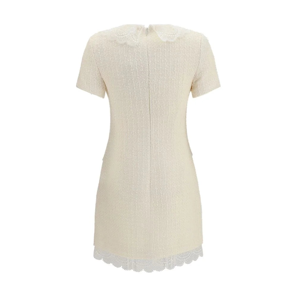 Self-Portrait Beige Polyester Casual Dress