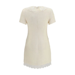 Self-Portrait Beige Polyester Casual Dress