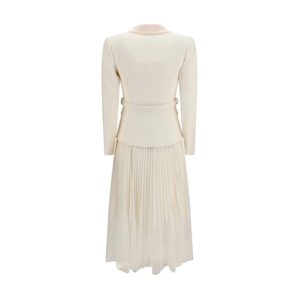 Self-Portrait Beige Polyester Cocktail Dress