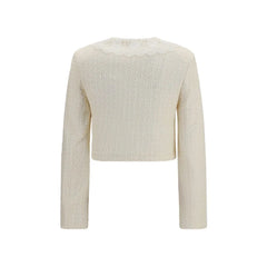 Self-Portrait Beige Polyester Full-Length Jacket