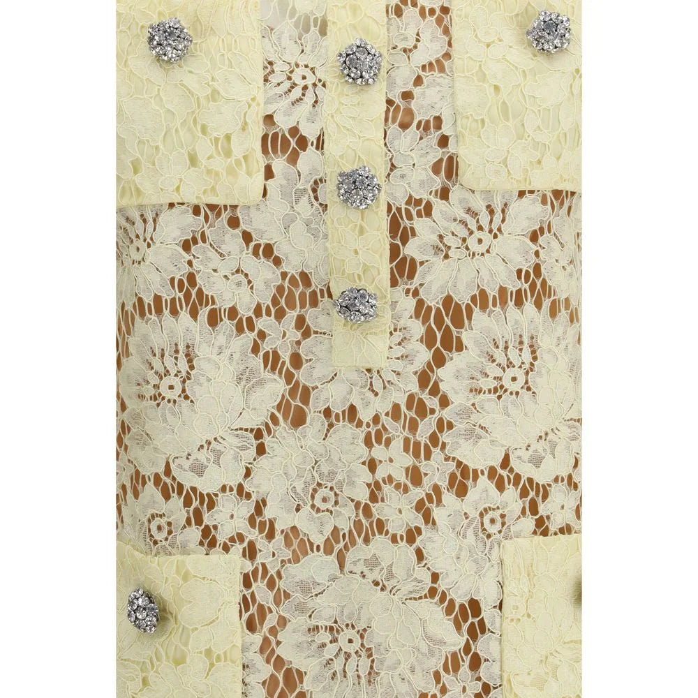 Self-Portrait Bicolor Polyamide Casual Dress