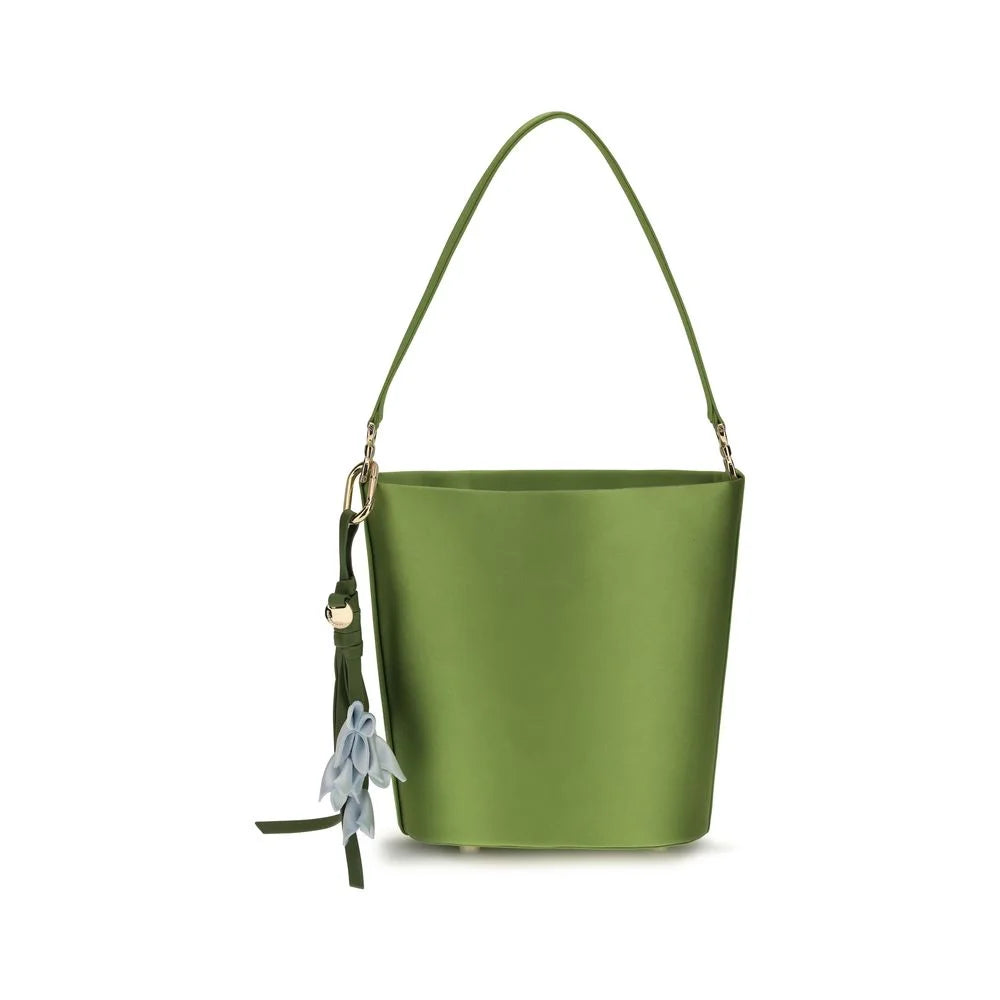 Self-Portrait Bicolor Polyester Backet Bag