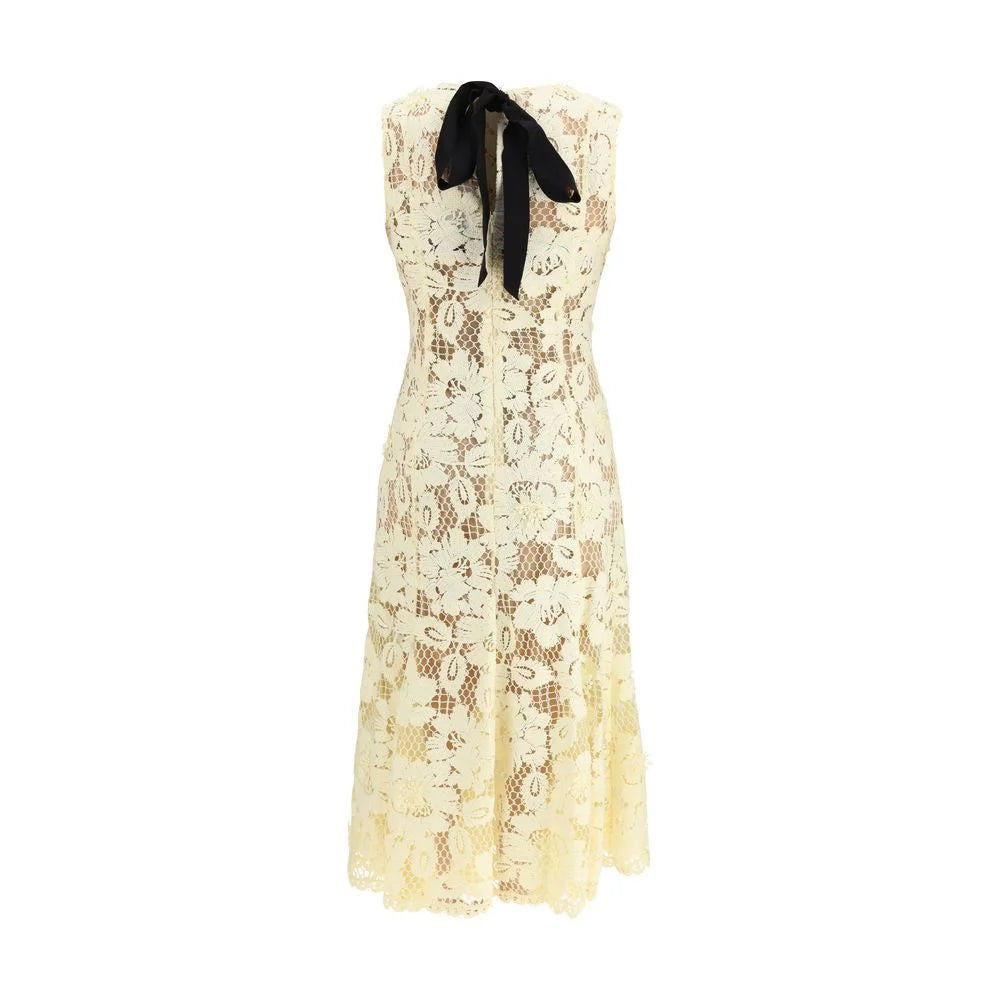 Self-Portrait Bicolor Polyester Casual Dress - 6