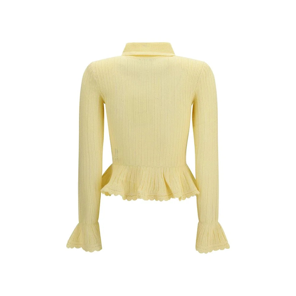 Self-Portrait Bicolor Viscose Cardigan - M