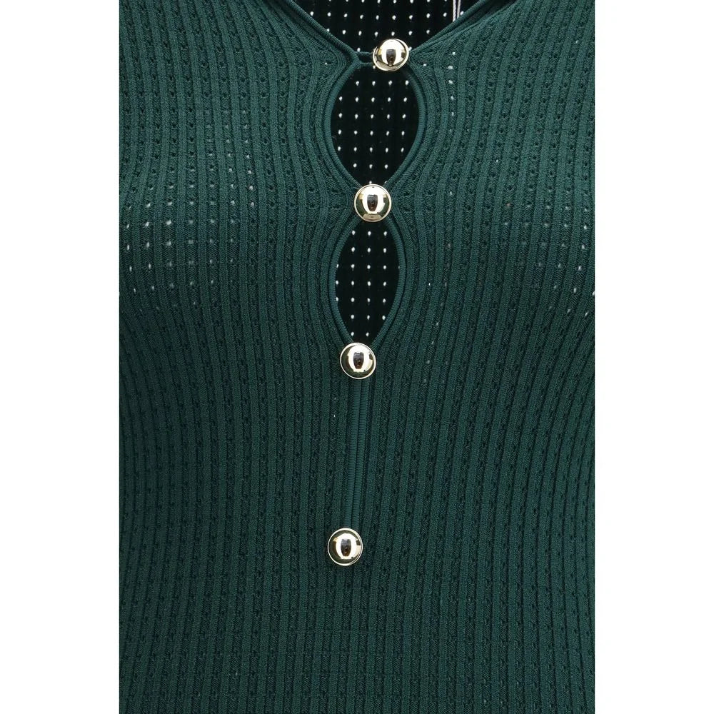 Self-Portrait Bicolor Viscose Casual Dress