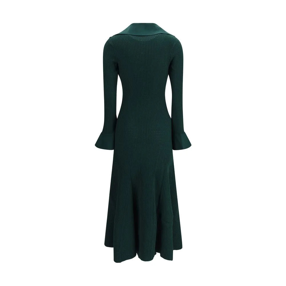 Self-Portrait Bicolor Viscose Casual Dress - M