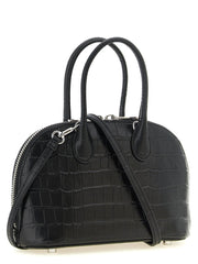 Self-Portrait Black Cowhide Handbag