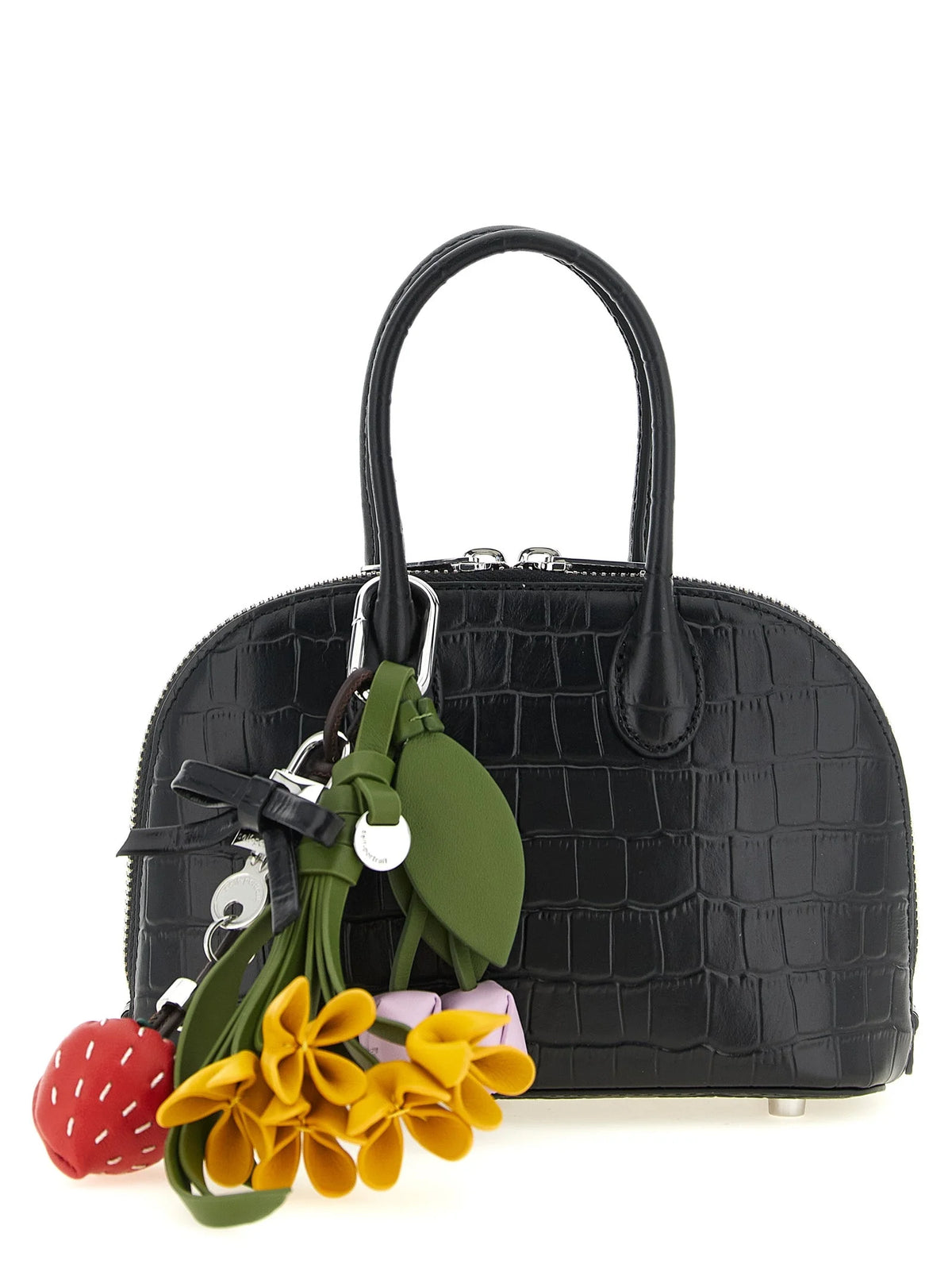 Self-Portrait Black Cowhide Handbag