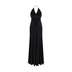 Self-Portrait Black Viscose Cocktail Dress