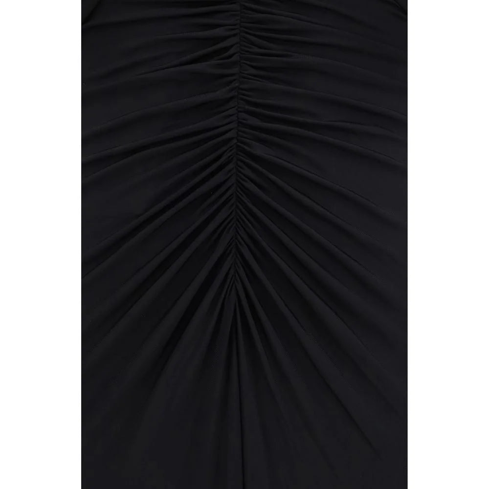 Self-Portrait Black Viscose Cocktail Dress