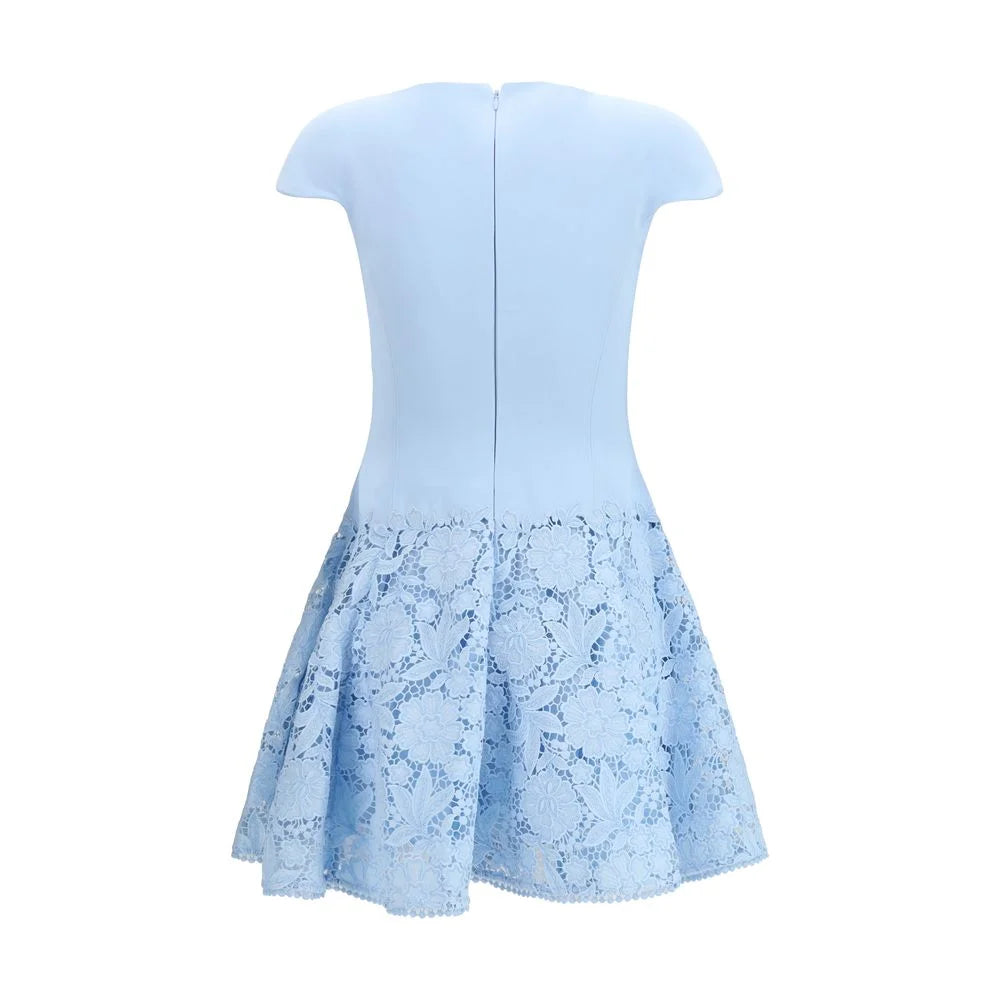 Self-Portrait Blue Polyester Casual Dress - 8