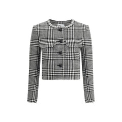 Self-Portrait Check Blazer