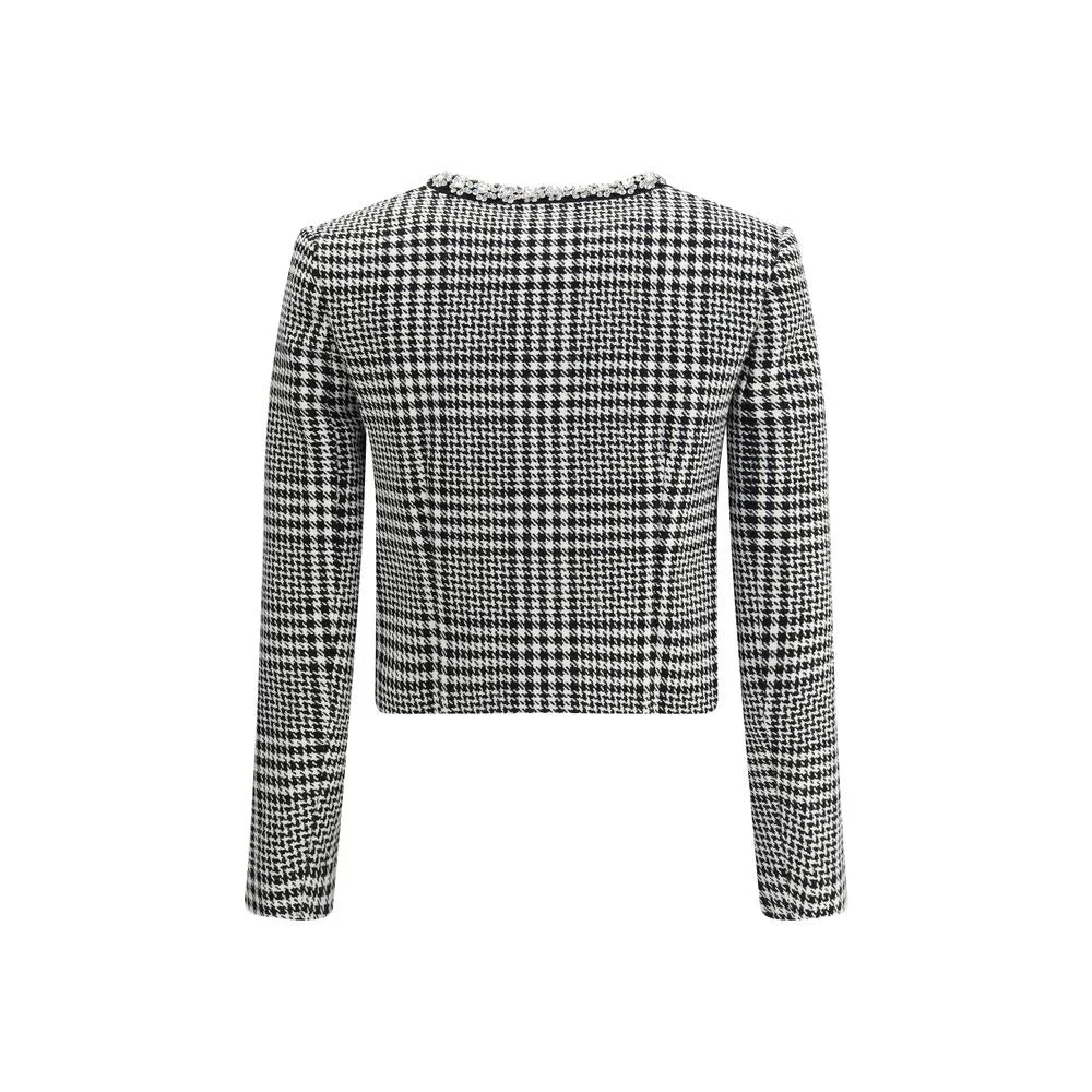 Self-Portrait Check Blazer - 8