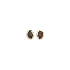 Self-Portrait Gold Brass Earrings - One Size