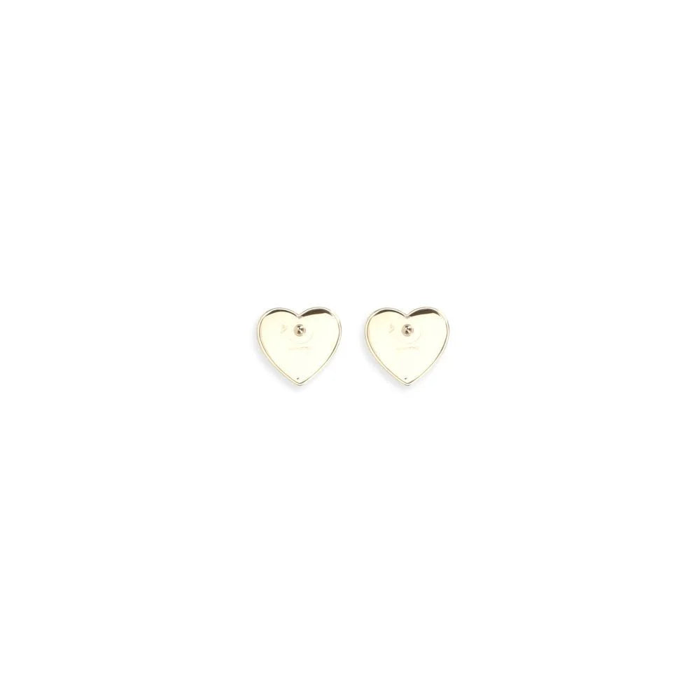 Self-Portrait Gold Brass Earrings - One Size